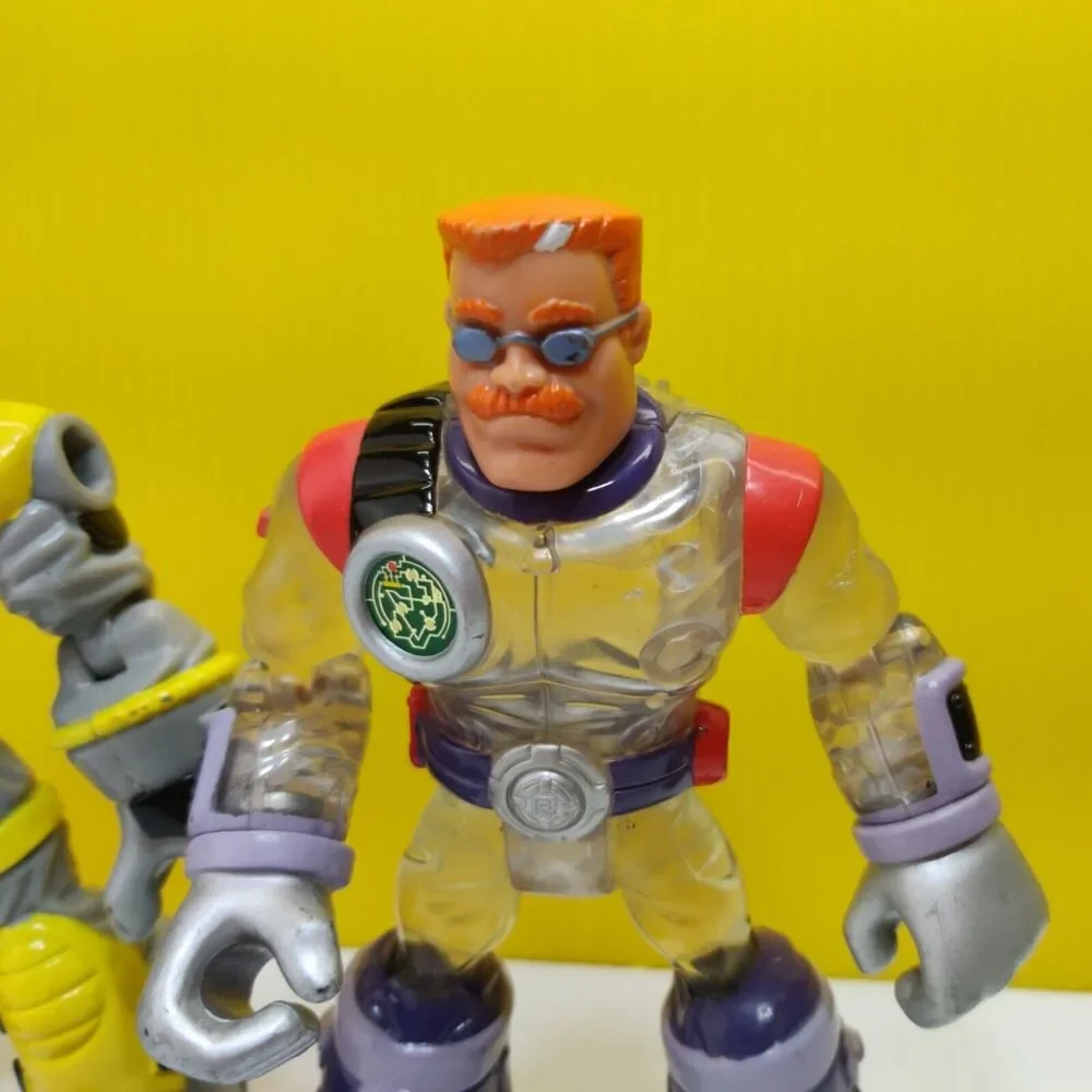 Fisher Price Rescue Heroes Action Figure Warren Waters & Roger Houston